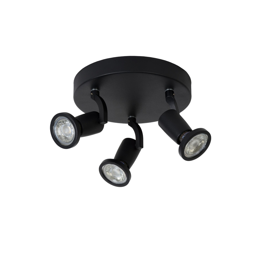 Lucide PlafondlampJaster-Led 3-lichts zwart - 11903/15/30